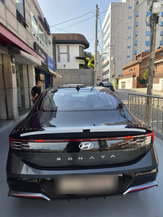 서울 강남 쏘나타 후면 SONATA 레터링